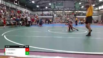 54-60 lbs Quarterfinal - Parker Medley, Petersburg Wrestling Club vs Cameron Donaldson, Collum Trained