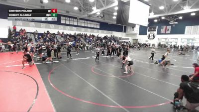 126 lbs Cons. Round 3 - Greysen Poland, Lancers WC vs Robert Alcaraz, Menifee Wrestling Club