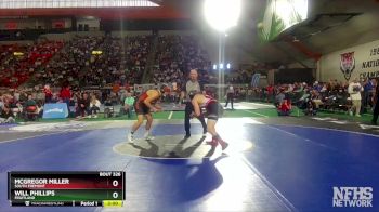 3A 195 lbs Semifinal - McGregor Miller, South Fremont vs Will Phillips, Fruitland