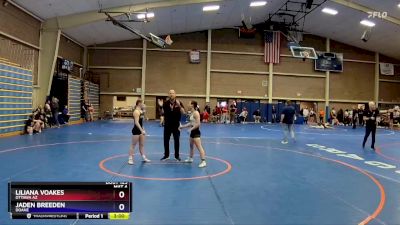 110 lbs Semifinal - Jaden Breeden, Doane vs Liliana Voakes, Ottawa AZ