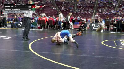 107 lbs First Round - Elijah Foltz, Palmyra vs Parker Jennings, Trinity