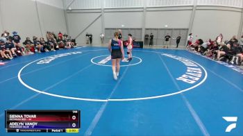 144 lbs 2nd Wrestleback (16 Team) - Sienna Tovar, Michigan Red vs Adelyn Vanoy, Tennessee Blue