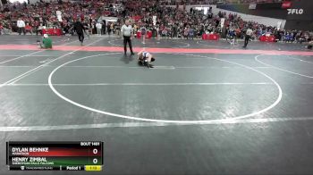135 lbs Cons. Round 2 - Dylan Behnke, Marathon vs Henry Zimbal, Sheboygan Falls Falcons