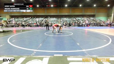 150 lbs 2nd Place - Avery Naven, Elite Force Wrestling Club vs Helena Rodriguez, The Snake Pit Wrestling