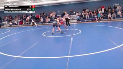 121-131 lbs Quarterfinal - Kamden Robinson, Elm Creek Youth Wrestling Club vs William Rasser, Blue Hill