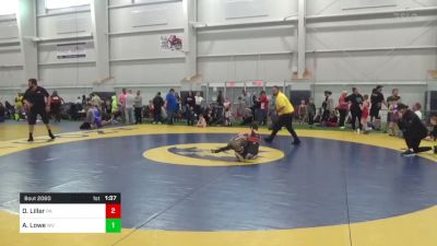 65-M lbs Consi Of 16 #1 - Delbert Liller, PA vs Austin Lowe, WV