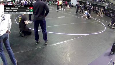 132 lbs 1st Place Match - Crew Carlson, The Best Wrestler vs Sawyer Riese, Lincoln Squires Wrestling Club