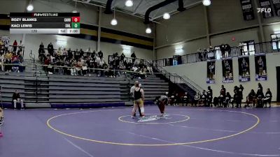 170 lbs Quarterfinals (8 Team) - Rozy Blanks, Carrollton vs Kaci Lewis, Shiloh