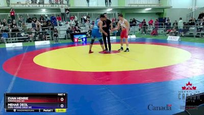 80kg Champ. Round 2 - Evan Henrie, Strathcona WC vs Mehar Deol, Guru Gobind Singh WC