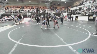 46 lbs Rr Rnd 2 - Sekani Mckissick, Red Ryder Wrestling Club vs Hank Shattuck, Harrah Little League Wrestling