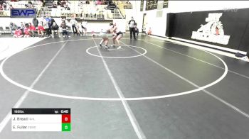 190 lbs Consi Of 4 - Jordan Bread, Tahlequah Girls HS vs Ezmerelda Fuller, Edmond North Girls HS