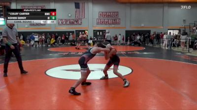 N-14 lbs Cons. Round 1 - Colby Carter, Big Game Wrestling Club vs Kohen Gerot, DC Elite