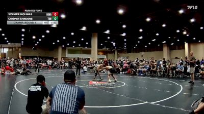 125 lbs Champ. Round 1 - Cooper Sanders, TNWA vs Xzavier Molinas, North DeSoto Wrestling Academy