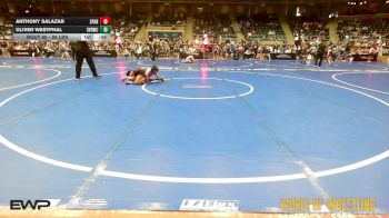 88 lbs Consi Of 8 #1 - Anthony Salazar, Spartan Mat Club vs Oliver Westphal, Steel Valley Renegades