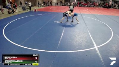 150 lbs Quarterfinals (8 Team) - Brody Kipka, Foley vs Garret Halverson, Bemidji