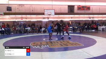 87 kg Quarterfinal - Alan Vera, New York Athletic Club vs Austin Craig, Unattached