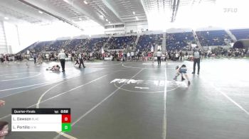 54 lbs Quarterfinal - Laramie Dawson, BlackCat WC vs Liam Portillo, LV Bears WC