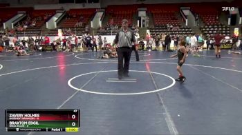 47 lbs Round 2 (6 Team) - Zavery Holmes, Basement Brawlers vs Braxtom Edgil, Ninja Killer