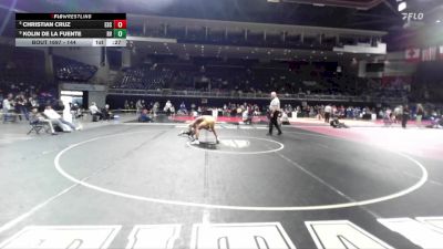 144 lbs Cons. Round 4 - Kolin De La Fuente, River Valley vs Christian Cruz, Escalon