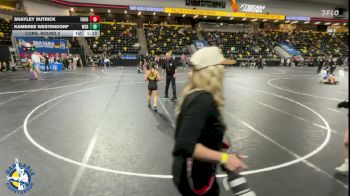 110 lbs Cons. Round 2 - Shayley Butrick, Fort Dodge vs Kambree Westendorf, Waverly-Shell Rock
