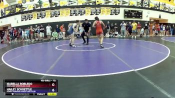 112 lbs Cons. Semi - Isabella Robledo, Highland Wrestling Club vs Hailey Schoettle, Perry Meridian Wrestling Club