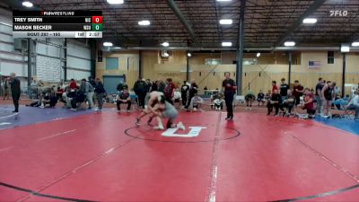 165 lbs Cons. Round 3 - Trey Smith, North Idaho College vs Mason Becker, Washington State University