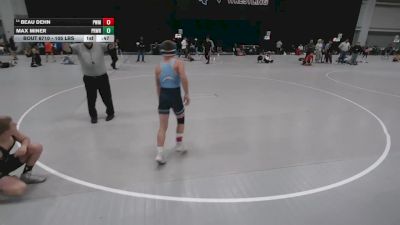 105 lbs Cons. Rd Of 16 - Max Miner, Prodigy Wrestling vs Beau Dehn, Pursuit Wrestling Minnesota