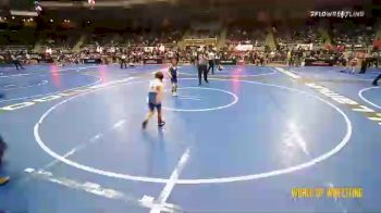 70 lbs 1/4 Finals - Corbin Daily, Smith Wrestling Acadmey vs Collin Johnson, Winfield Youth Wrestling Club