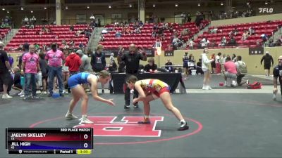 125 lbs 3rd Place Match - Jaelyn Skelley, TX vs Jill High, KS