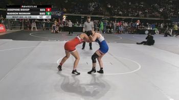 G 126 lbs Cons. Round 3 - Josephine Bishop, Ruston Girls vs Madison Redmann, Mandeville Girls