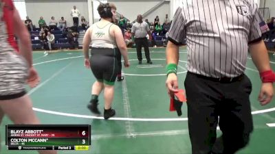 180 lbs Round 5 (6 Team) - Ben Tedrow, Delta vs Thane Meeker, Akron St. Vincent St. Mary