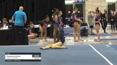 Stephanie Alvine - Floor, Leading Edge #528 - 2021 USA Gymnastics Development Program National Championships