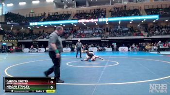 160 lbs 3rd Place Match - Keagan Stanley, Kenai Central High School vs Carson Crotts, Grace Christian School