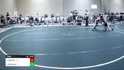 116 lbs Semifinal - Joseph Moreno, Hawkeye WC vs Jayden Espinoza, Live Training