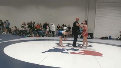 130 lbs Cons. Rd Of 16 - Anna Buurma, WOW Wrestling Club vs Riley Drennan, Best Trained Wrestling