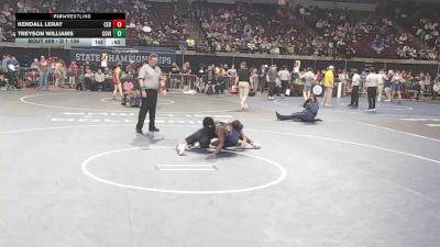 D 1 126 lbs Cons. Round 2 - Kendall LeRay, C.E. Byrd vs Treyson Williams, Covington