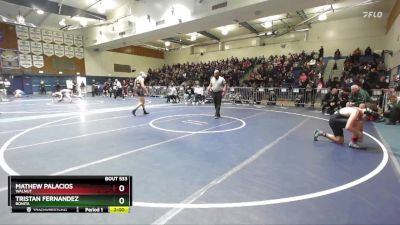 150 lbs Semifinal - Tristan Fernandez, Bonita vs Mathew Palacios, Walnut