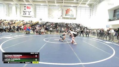 138 lbs Cons. Round 3 - Lucas Clemente, Club Not Listed vs Nathan Freebern, Owego Youth Wrestling