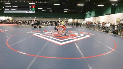 106 lbs Round Of 128 - Lennon Ogden, NC vs Beau Fennick, PA