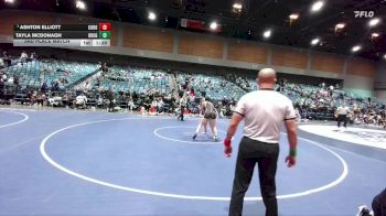 140 lbs 3rd Place Match - Ashton Elliott, Coronado vs Tayla McDonagh, Galena