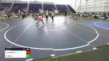 184 lbs Rr Rnd 2 - Noah Gregorovic, Lions WC vs Miguel Meza, Na