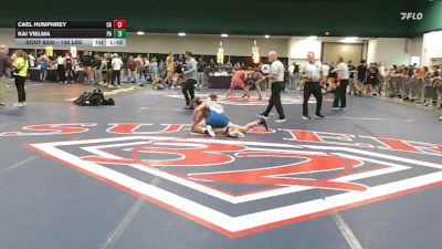 138 lbs Round Of 32 - Cael Humphrey, CA vs Kai Vielma, PA