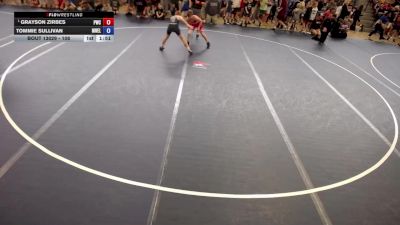 108 lbs Quarters - Grayson Zirbes, Peak Wrestling Club vs Tommie Sullivan, MN Elite