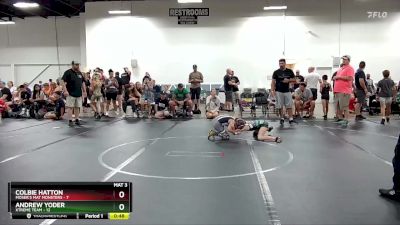 68 lbs Round 5 (6 Team) - Colbie Hatton, Moser`s Mat Monsters vs Andrew Yoder, Xtreme Team