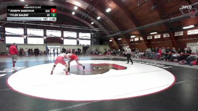 174 lbs Champ. Round 1 - Tyler Balent, RIT vs Joseph Dabovich, Cortland State