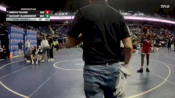 3A 165 lbs Cons. Round 3 - Zachary Blankenship, West Henderson High School vs Jordyn Toliver, Currituck County High School