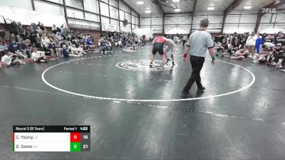 285 lbs Round 3 (8 Team) - Daniel Gates, Millard vs Caden Young, Uintah