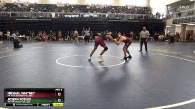 197 lbs Cons. Round 3 - Joseph Robles, Victor Valley College vs Michael Whitney, Mt. San Antonio College