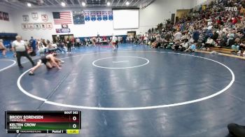 165 lbs Semifinal - Brody Sorensen, Thermopolis vs Kelten Crow, Sheridan