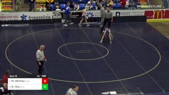 92 lbs Pigtails - Rd 64 - Mason Whitney, Abington Heights vs Reese Hite, Altoona